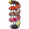 Relaxdays Porta Cialde Dolce Gusto, Contenitore per 32 Capsule Macchinetta Girevole, in Metallo, HxD: 41x17 cm, Nero