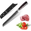 KEPEAK 20cm Coltello da Pane, Coltelli da Cucina Affilati in Acciaio Inossidabile di Diverse Dimensioni con Impugnatura Confortevole, Coltello da Cucina Antiruggine per Cucina/Ristorante (B)