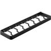 Yamazaki 1372 TOWER Porta Ciotola Piccolo, nero,Acciaio, minimalistisch, 8,6 x 32 x 2,2 cm (L x L x A)