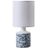 Lussiol Lighting 233908 Lampada da comodino, Ceramica, Blu, Beige, Piccola