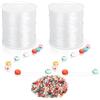AiQInu 120m filo elastico trasparente per bracciali, 0.7MM Cordone Perline, Artigianato Intrecciato, Cordoncino per Gioielli Fai da Te