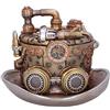 Nemesis Now - Scatola per cappellaio in Bronzo e Argento, 14,5 cm