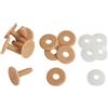 Glorex 0 4656 Dischi Giunti, Beige, 20 mm