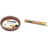 Cuki Bundle di Cuki Contenitori per friggitrice ad aria in cartoncino antiaderente, conf. da 5 pezzi, Ø20.5 cm + Cuki Carta Forno Naturale in fogli estrai facile, conf. da 25 fogli estraibili 33x38cm
