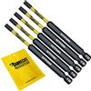 SabreCut 5pcs SCTP3089_5 89mm T30 TX30 Inserti impatto Robusto | Punte forgiate e acciaio torsionale trattato migliorano resistenza agli urti, durata e riducono rotture