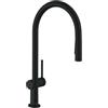 hansgrohe Talis M54 Miscelatore cucina monocomando 210, doccetta estraibile, 2 getti, sBox, nero opaco, 72801670