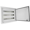 ELEKTRO-PLAST Scatola di distribuzione IP54 DARP-72 3 x 24 a incasso per porta in alluminio, scatola fusibili 9.324 E-P 6750, Clage