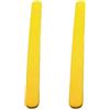 DSWZLQDXB 2 pezzi Maniglioni per Armadio Colorato Pomelli per Mobili Camera bambini Maniglia per guardaroba Tiretti del cassetto Profili in lega di zinco Manopole Maniglie tirare (Hole Distance 76mm,yellow)