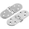LQZAXSRDR Cerniere ribaltabili a 180 gradi, Confezione Da 2 Cerniere Autoportanti for Armadi Con Ribalta Pieghevoli Incasso 80x30mm In Multicolore(Silver)