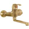 Idro Bric J42136 Mix Lavello Attacco a Parete Serie Distri, Vecchio Ottone