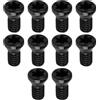 ECSiNG 10 viti Torx CNC in acciaio al carbonio nero, M3,5 x 8 mm, T15, grado 12,9, per sostituzione inserti in carburo