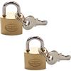 Lahviuu Lucchetto con Chiave,2 pezzi Mini Lucchetto Armadietto Lucchetti Valigie Serratura Lucchetto Antiscasso Serrature di Sicurezza,per Sacchetto Dei Bagagli Valigia Accessori Cassetta Attrezzi