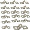 CUEMOON 22 fascette stringitubo a U, 20 mm, in acciaio inox, per installazione a incasso