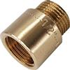 SKIR'CO (2 pezzi) prolunga filettatura 1,3 cm, filettatura maschio e femmina 20 mm, raccordi per tubi in ottone, filo BSP