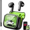 MINISO MS103 Cuffie con traduzione automatica in tempo reale e intelligenza artificiale, 134 lingue, touchscreen LCD, Bluetooth 6.0, ideali per viaggi, lavoro e studio