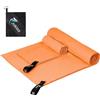 Jokisa Asciugamano Microfibra Set di 2 - Telo Mare Microfibra 180X90CM + Asciugamani Palestra 80X40CM, Asciugamani Microfibra per Esterno Sauna Spiaggia Escursioni (Arancione)
