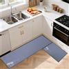 HomKuch Cucina antiscivolo tappeto set anti stanchezza cuscinetto pavimento corridoio tappeto