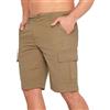 CityComfort Bermuda con Tasche Uomo, Morbido e Traspirante 100% Cotone Estivi Pantaloncini (Beige, L)