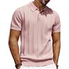 PJ PAUL JONES Polo da uomo a maniche corte, in maglia, con bottone, polo da golf