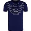 Emporio Armani 111035 9A595, maglietta a maniche corte, scollo rotondo, Blu scuro
