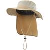 Magracy Cappello da sole unisex a tesa larga per esterni, UPF50+, cappello da safari con patta per il collo cappelli da pesca