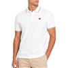 NORWAY NAUTICAL SCHOOL Polo Uomo 100% Cotone Piquet, Maglia Maniche Corte con Colletto e Bottoni, Polo Uomo Casual Elegante per Tempo Libero e Ufficio, Vestibilità Confortevole con Logo Ricamato Lato Cuore