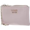 GUESS caso chiave Meridian SLG Zip Pouch Light Rose rosa