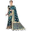 Nivah Fashion Banarasi Art Silk Sari con camicetta da donna, Morpeach, 5.5 meters