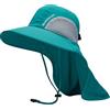 Bassdash Cappello da Sole Unisex UPF 50+ Cappello da Pesca Idrorepellente Tesa Larga con Ampia Protezione del Collo Coda di Cavallo Uomo Donna