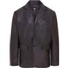 Infinity Leather Giacca da Uomo in Vera Pelle, Morbida Giacca Sartoriale italiana