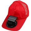 Generic Cappello con ventilatore solare - Design di raffreddamento alimentato a energia solare, ventilazione a 3 velocità, cappello da baseball in mesh, cappello da sole per esterni, copricapo refrigerante