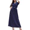 JOPHY & CO. Abito Vestito Lungo Casual con Scollo a V cod 7196