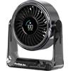 duludulu Ventilatore da tavolo, USB a batteria, 6 velocità, silenzioso, con display LED, testa girevole a 360°, ventilatore 2 in 1 da tavolo e da parete, per ufficio, camera da letto, casa, esterno
