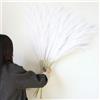 Larber 8 pcs Faux Pampas Grass 113CM, Soffice Erba Artificiale Pampas Falso Erba Pomposa per Vaso Home Wedding Decor (bianco)