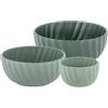 Villa Altachiara Coppette Gelato, Ciotole Colazione, Coppette Macedonia, In Stoneware, Set Da 3, Misure Assortite, Per Colazione, Frutta, Dessert, Adatta A Microonde E Lavastoviglie. Linea: Palmarosa