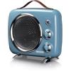 Ariete Termoventilatore Vintage, Freddo e Caldo, Termostato regolabile, Maniglia per facile trasporto, 2000 W, Celeste
