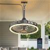 DoXtreme Ventilatore da Soffitto con Luce 52cm 6 Velocità