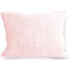 PinkZebra - Federa in mussola biologica 20 x 30 cm per bambini e adulti, certificata ÖkoTex, morbida federa per cuscino con certificazione GOTS, federa per cuscino, Rosa Baby