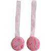 Generico SOLOVO 2 Fermatenda Magnetici Rotondi Stile Carrara, Rosa | calamita, nastro organza