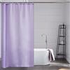 Furlinic Tende Doccia Anti-Muffa Tessuto in Poliestere Viola Tende Doccia Angolare Impermeabile Lavabile Tenda Vasca da Bagno con 8 Ganci Tenda Doccia 120x200cm.