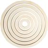 Ideen mit Herz Cornice ad anello in legno, rotonda, 6 pezzi, spessore 1,5 cm, per dipingere e decorare, fai da te