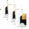 Velora Home&Living VELORA H&L Set da 3 Cornici a Giorno 61 x 91,5 cm - Cornici Clip con Plexiglass Trasparente e Pannello HDF per Foto, Poster, Diplomi, Certificati, Puzzle e Stampe, Verticale o Orizzontale