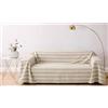 SpazioTessile Telo Copritutto Copridivano Copriletto Cotone Jingoa Singolo Matrimoniale (Beige, Singolo 170x260)