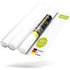 LILENO HOME Tappetino per cassetti, 30 x 150 cm, bianco, set da 3 pezzi, antiscivolo, per frigorifero e cassetti, in EVA