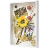 WISYOK Cornice Profonda A3, 43,5 x 31 x 4,5 cm, 3D Ombra Profonda Box per Oggetti, Fiore, Regali, Souvenir (Bianco)