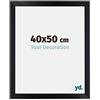yd. Cornice 40x50 cm Nero Opaco - Cornice in MDF Mura | Your Decoration, Vetro acrilico antiriflesso, Montaggio a parete, Adatta per foto, poster o puzzle, Made in Holland