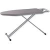 SensaHome Asse da Stiro - Tavolo da Stiro Pieghevole con Supporto per Ferro da Stiro - 120x38 cm - Grigio Chiaro