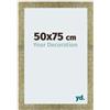 yd. Cornice 50x75 cm Oro Antico - Cornice in MDF Mura | Your Decoration, Vetro acrilico antiriflesso, Montaggio a parete, Adatta per foto, poster o puzzle, Made in Holland