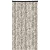 Arsvita - Tenda in ratina, 80 x 185 cm, protezione perfetta dagli insetti e dagli sguardi indiscreti per la porta del balcone e della terrazza, colore: grigio