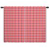 ggaimwf Tende a quadri Rosso e bianco Tenda per soggiorno Fattoria Tende Trattamenti per finestre Camera da letto Cameretta Interno Porta Linguetta posteriore Tenda 107x160cm 2 pannelli